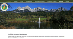 Desktop Screenshot of golf-urslautal.at